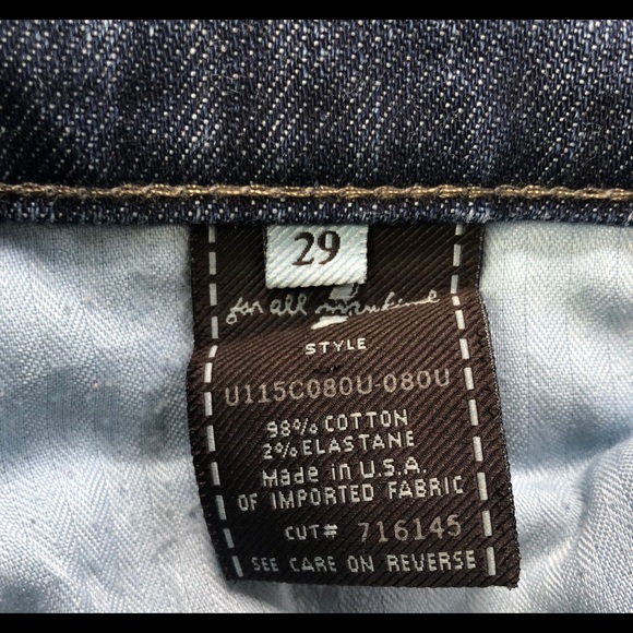 7 For All Mankind -Homemade Jean Frayed Mini Skirt - Picture 8 of 8